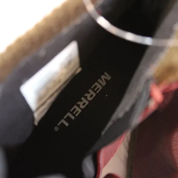 Merrell Shiloh II Burgundy Leather Ankle Boots Women’s NWOB Size 11 - Picture 8 of 15